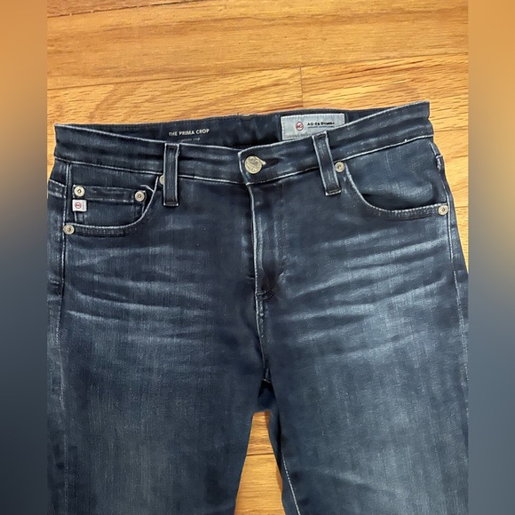 Womens AG Adriano Goldschmied Jeans 28R Prima Crop Cigarette Crop Stretch Denim - Picture 2 of 11